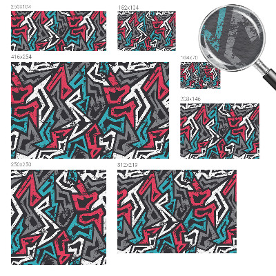 Decorative wall mural for living room Abstract mosaic