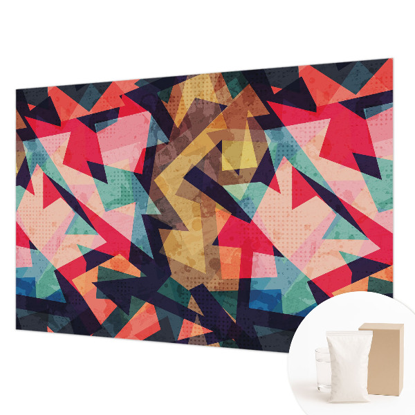 Wall mural with a colorful pattern