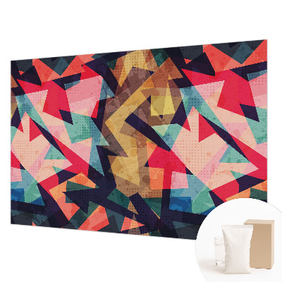 Wall mural with a colorful pattern