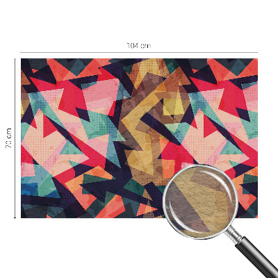 Wall mural with a colorful pattern