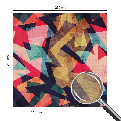 Wall mural with a colorful pattern