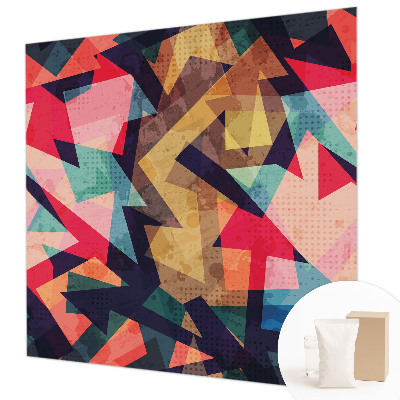 Wall mural with a colorful pattern