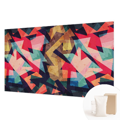 Wall mural with a colorful pattern