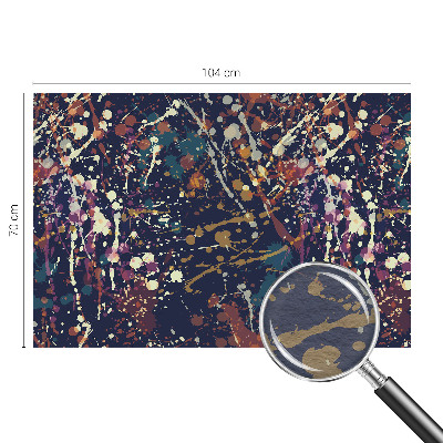 Non-woven photo wallpaper with a colorful abstract design