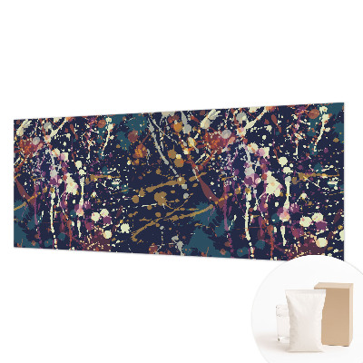 Non-woven photo wallpaper with a colorful abstract design
