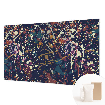 Non-woven photo wallpaper with a colorful abstract design