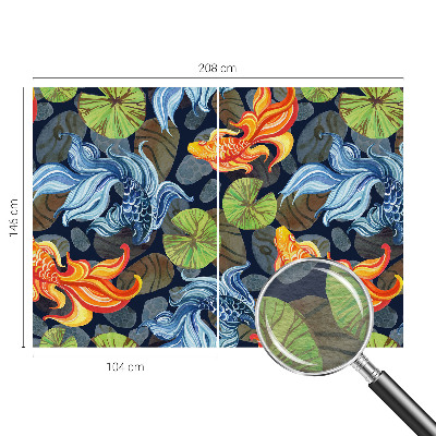 Photo wallpaper Fish patterns