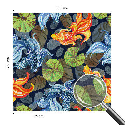 Photo wallpaper Fish patterns
