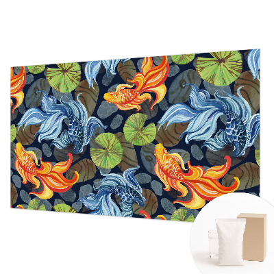 Photo wallpaper with a fish pattern