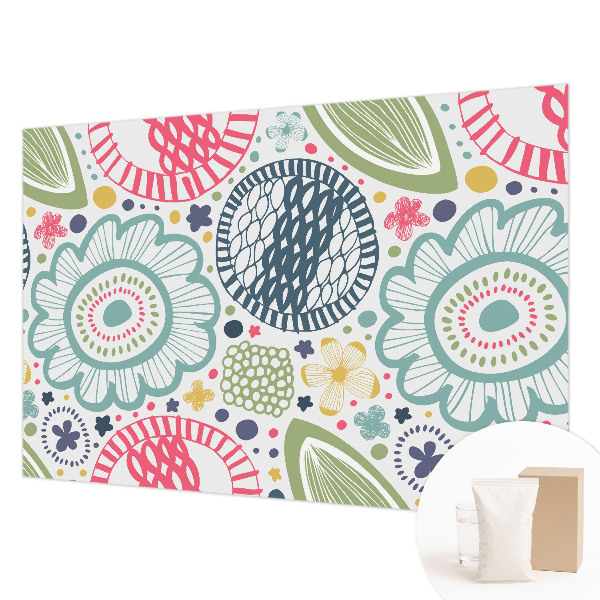 Wall mural for bedroom Floral patterns