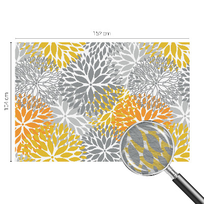 Wallpaper mural for living room Flower energy