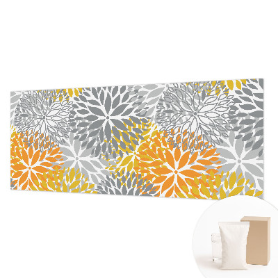 Wallpaper mural for living room with a floral energy design