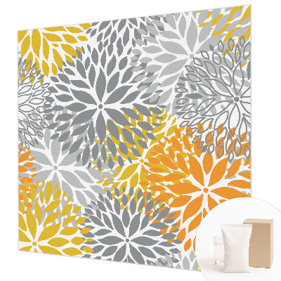 Wallpaper mural for living room Flower energy