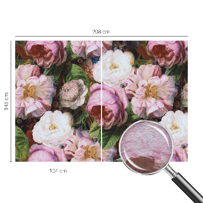 Bedroom wall mural wallpaper Floral elegance