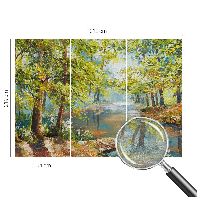 Large wall mural wallpaper Idyllic lake
