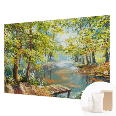 Large wall mural wallpaper Idyllic lake