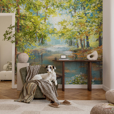 Large wall mural wallpaper Idyllic lake