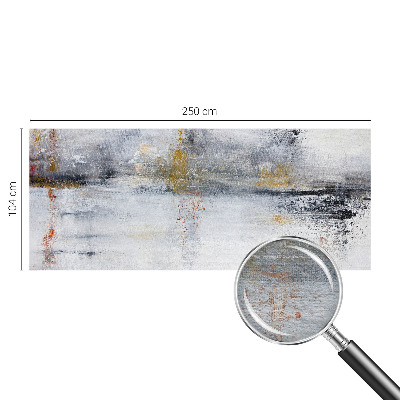 Custom size wall mural with a harmonious abstract design