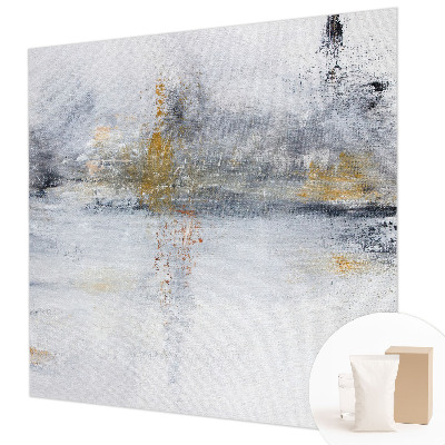 Custom size wall mural with a harmonious abstract design