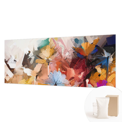 High quality photo wallpaper with an abstract floral design