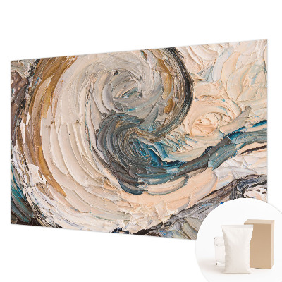 Premium photo wallpaper with colorful swirls