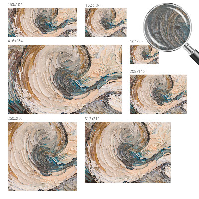 Premium photo wallpaper with colorful swirls