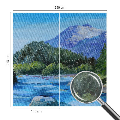 Large wall mural Mountain scenery