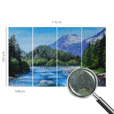 Large wall mural Mountain scenery