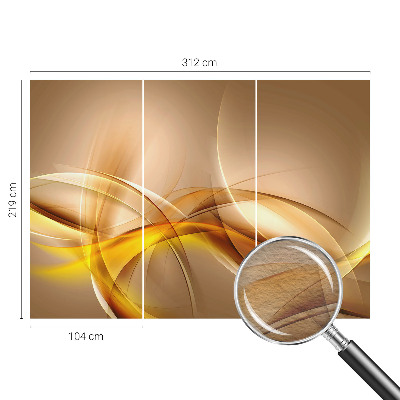 Premium wall mural for bedroom with a gentle linear pattern