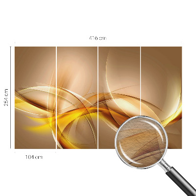 Premium wall mural for bedroom with a gentle linear pattern