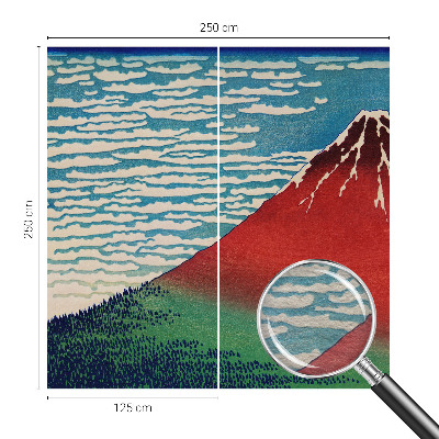 Photo wallpaper Red Mountain