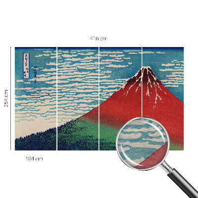 Photo wallpaper Red Mountain