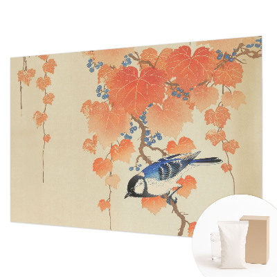 Photo wall mural with a wine harmony design