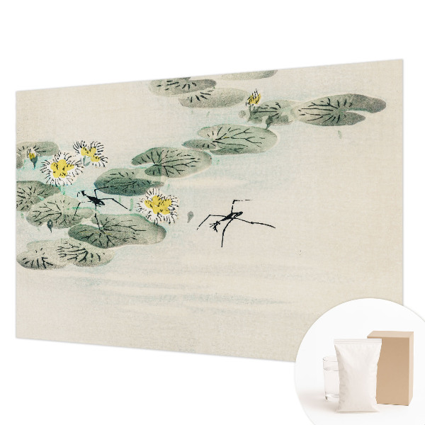 Bedroom wall mural wallpaper featuring a calm water design