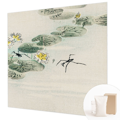 Bedroom wall mural wallpaper featuring a calm water design