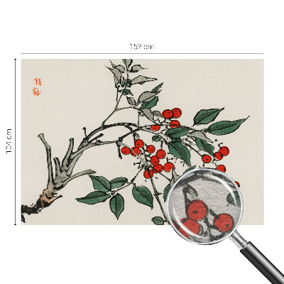 Wall mural for living room A sprig of berries