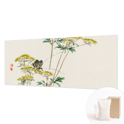 Large wall mural wallpaper with a floral nature motif
