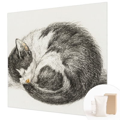 Modern wall mural for bedroom Adorable kitty