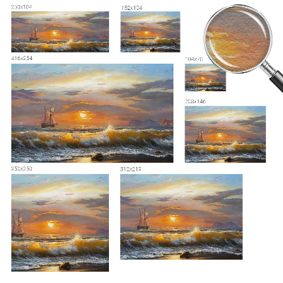 High quality wall mural wallpaper featuring a panoramic sea view