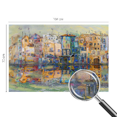 Premium wall mural for bedroom Magical city