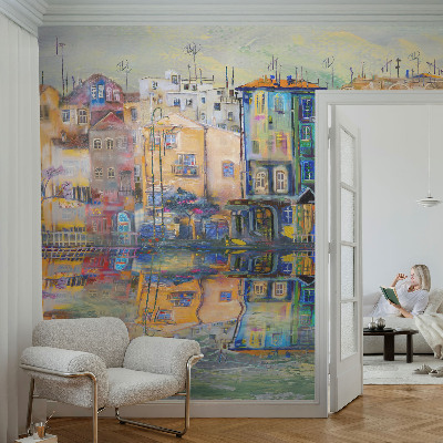 Premium wall mural for bedroom Magical city