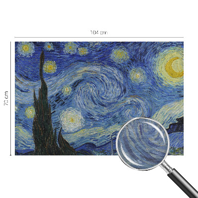 Decorative wall mural for living room with the Night Vortex design