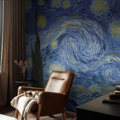 Decorative wall mural for living room with the Night Vortex design