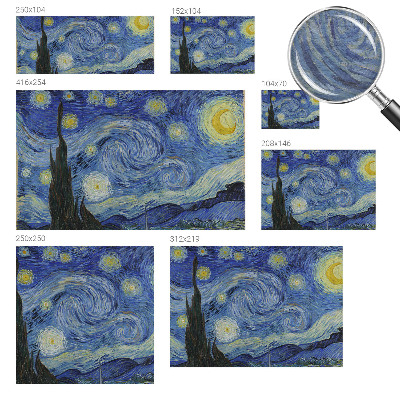 Decorative wall mural for living room with the Night Vortex design
