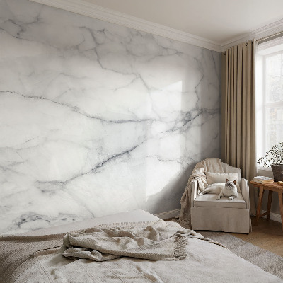 Wall mural with a black marble motif