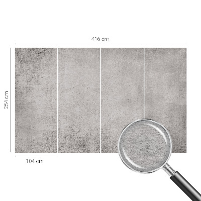 Wallpaper mural for living room with a concrete pattern