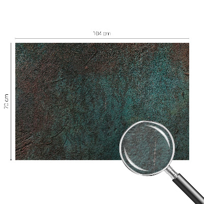 Wall mural for living room with a rustic surface finish