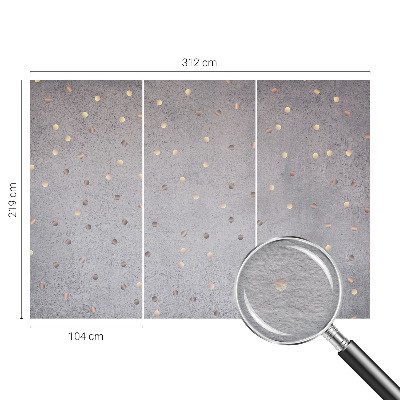 Bedroom wall mural wallpaper Symmetrical dots