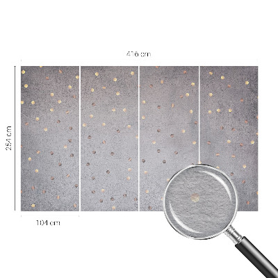 Bedroom wall mural wallpaper Symmetrical dots