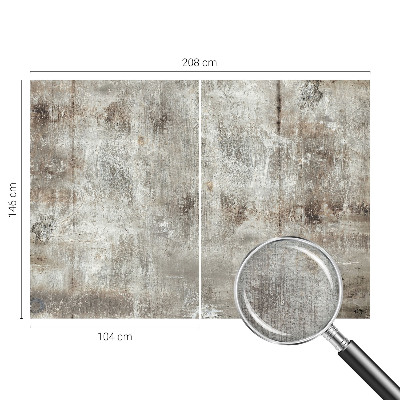 Large wallpaper mural with an industrial space design